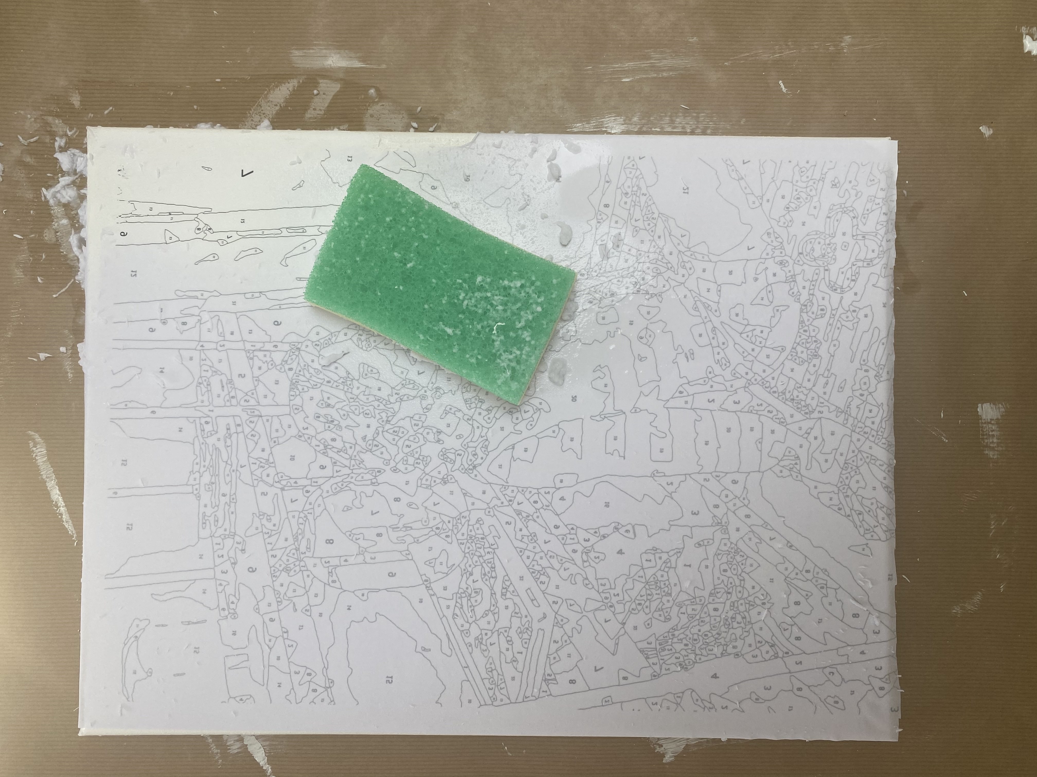 Removing a paper layer